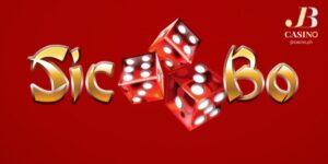 sic bo logo with three dice that are being used in the game